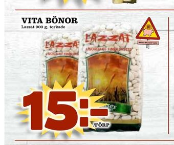 Matdax Vita bönor erbjuda