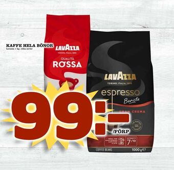 Matdax Kaffe hela bönor erbjuda