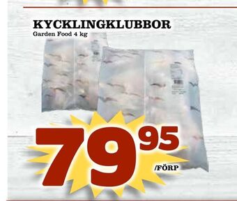 Matdax Kycklingklubbor erbjuda
