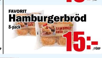 Matdax Hamburgerbröd erbjuda