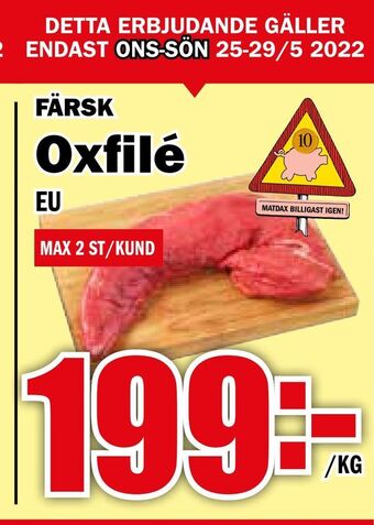 Matdax Oxfilé erbjuda