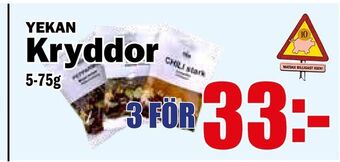 Matdax Kryddor erbjuda