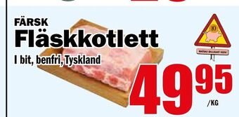 Matdax Fläskkotlett erbjuda