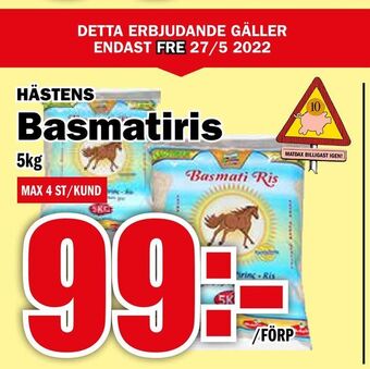 Matdax Basmatiris erbjuda