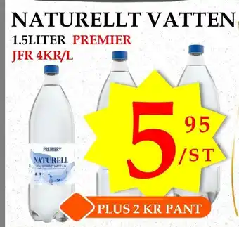 Matmixen Naturellt vatten erbjuda