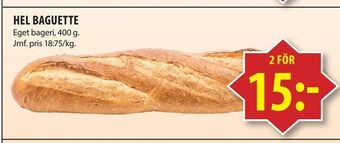 Matvärlden Tensta Hel baguette erbjuda