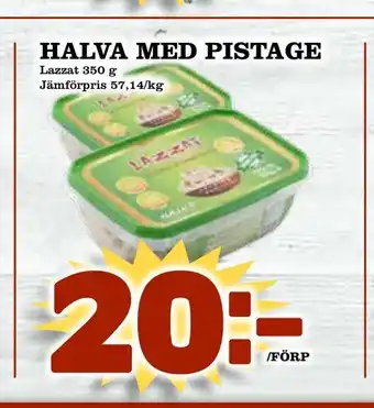 Halva med pistage