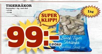 Nya Pulsen Tigerräkor erbjuda