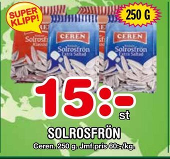 Nya Pulsen Solrosfrön erbjuda