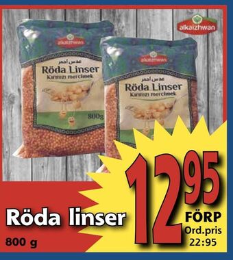 Supergrossen Röda linser erbjuda