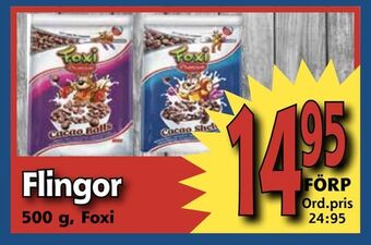 Supergrossen Flingor erbjuda