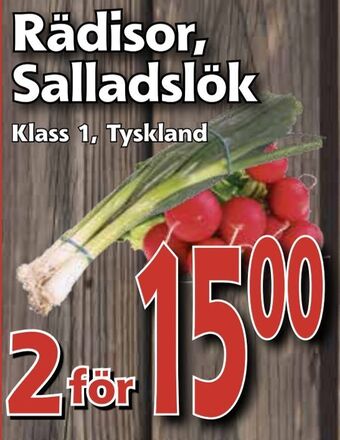 Supergrossen Salladslök erbjuda