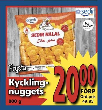 Supergrossen Kycklingnuggets erbjuda