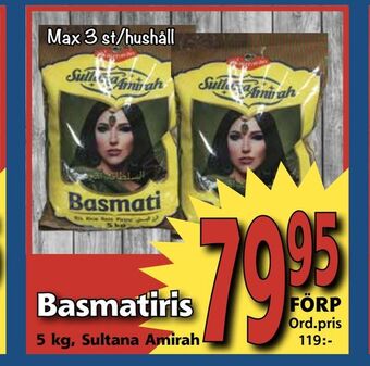 Supergrossen Basmatiris erbjuda
