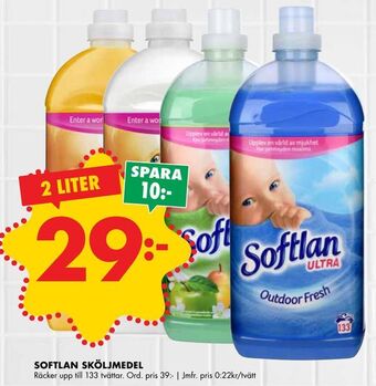 ÖoB Softlan sköljmedel erbjuda