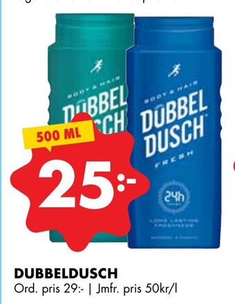 ÖoB Dubbeldusch erbjuda