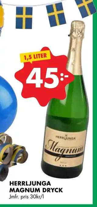 ÖoB Herrljunga magnum dryck erbjuda