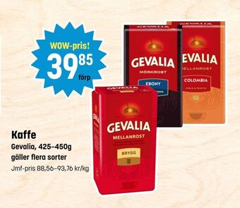 Eurocash Kaffe erbjuda