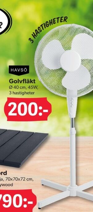DollarStore Havsö golvfläkt erbjuda