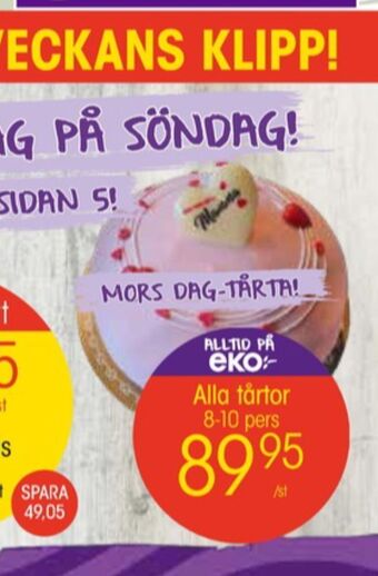 EKO Eko butiksbakat kaffebröd erbjuda