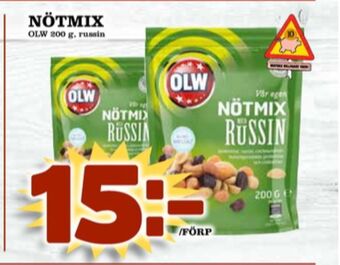 Matdax Olw nötmix erbjuda