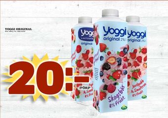 Matdax Yoggi yoghurt erbjuda