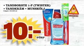 Matdax Colgate tandkräm erbjuda