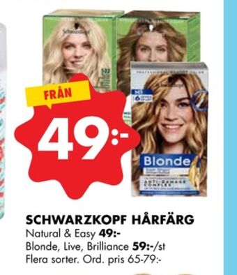 ÖoB Natural & easy hårfärg erbjuda