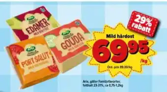 Östenssons Arla edamer erbjuda