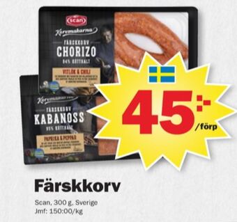 Pekås Scan korv erbjuda
