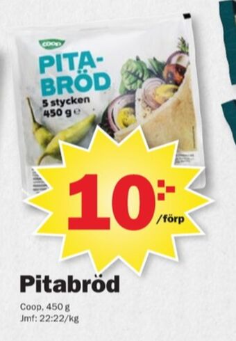 Pekås Coop pitabröd erbjuda