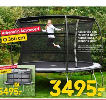 Rusta Adrenalin studsmatta/trampolin erbjuda
