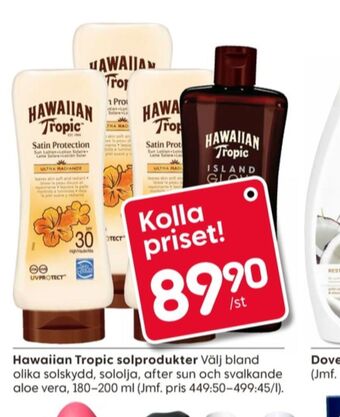 Hawaiian tropic solskyddskräm