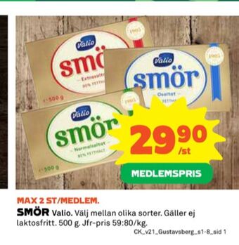 Coop Valio smör erbjuda