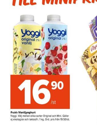 Yoggi yoghurt
