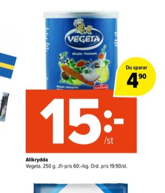 Coop Extra Vegeta kryddor erbjuda