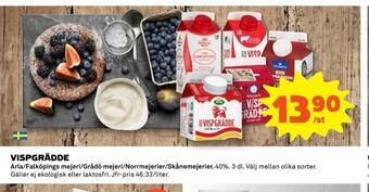 Coop Arla vispgrädde erbjuda