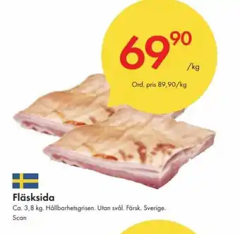 Snabbgross Scan Fläsksida 3,8 kg erbjuda