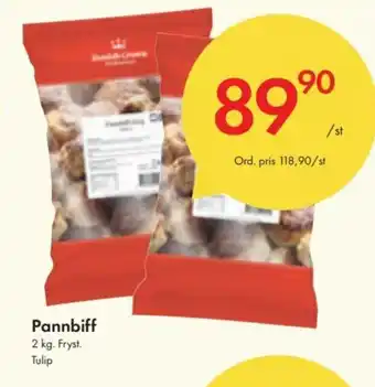 Snabbgross Tulip Pannbiff 2 kg erbjuda