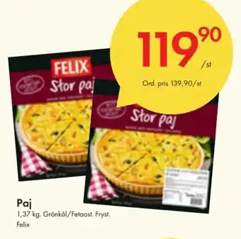 Snabbgross Felix Paj 1,37 kg erbjuda