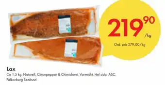 Snabbgross Falkenberg Seafood Lax 1,5 kg erbjuda