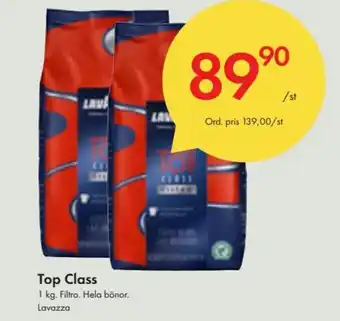 Snabbgross Lavazza Top Class 1 kg erbjuda