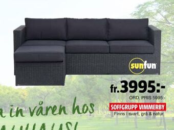 Bauhaus Sunfun utemöbler erbjuda