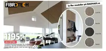 Bauhaus Fibrotech akustikpanel erbjuda