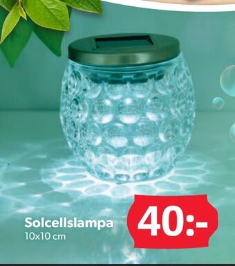 DollarStore Solcellslampa erbjuda