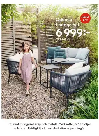 Odense Lounge set