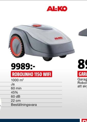 Bauhaus Al-ko robotgräsklippare erbjuda