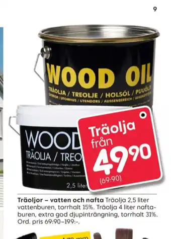 Rusta Livarno träolja erbjuda
