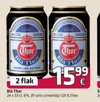 Fleggaard Blå thor öl erbjuda