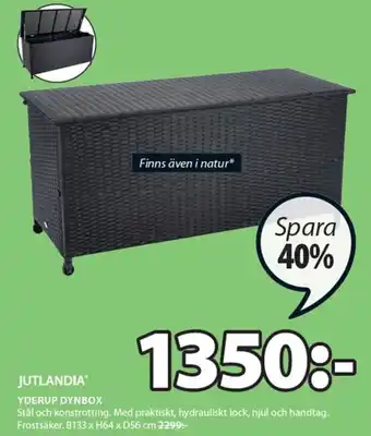 Jutlandia Yderup Dynbox 133x64x56 cm